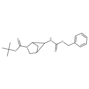 tert-Butyl 5-(benzyloxycarbonylamino)-2-azabicyclo[2.1.1]hexane-2-carboxylate Structure