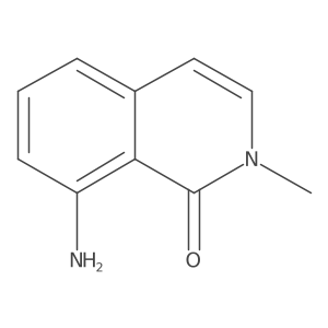 8-amino-2-methylisoquinolin-1(2H)-one结构式