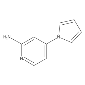 4-(1H-pyrrol-1-yl)pyridin-2-amine结构式