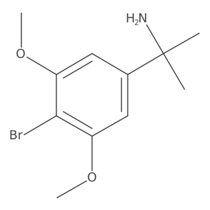 2-(4-Bromo-3,5-dimethoxyphenyl)propan-2-amine Structure