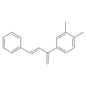 (2E)-1-(3,4-Dimethylphenyl)-3-phenylprop-2-en-1-one Structure