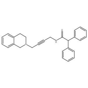 N-(4-(3,4-dihydroisoquinolin-2(1H)-yl)but-2-yn-1-yl)-2,2-diphenylacetamide Structure