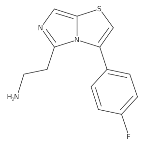 Imidazo[5,1-b]thiazole-5-ethanamine, 3-(4-fluorophenyl)- Structure