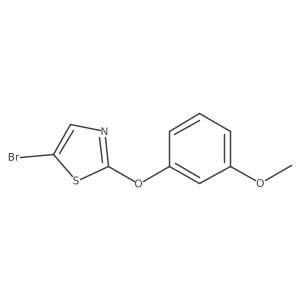 5-Bromo-2-(3-methoxyphenoxy)-1,3-thiazole Structure