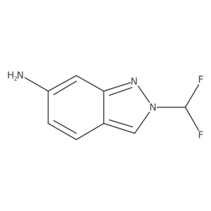 2-(Difluoromethyl)indazol-6-amine结构式