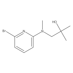 1-[(6-Bromo-pyridin-2-yl)-methyl-amino]-2-methyl-propan-2-ol Structure