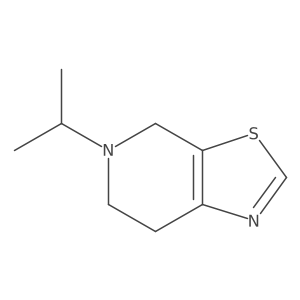 5-(propan-2-yl)-4H,5H,6H,7H-[1,3]thiazolo[5,4-c]pyridine结构式