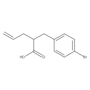 2-(4-Bromobenzyl)pent-4-enoic acid Structure