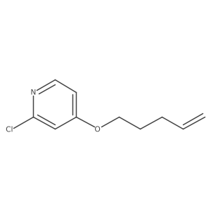 2-Chloro-4-(pent-4-en-1-yloxy)pyridine结构式