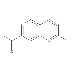 1-(2-Chloroquinolin-7-yl)ethanone结构式