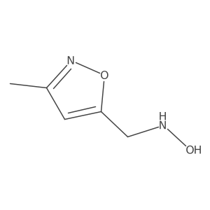 N-[(3-methyl-1,2-oxazol-5-yl)methyl]hydroxylamine Structure
