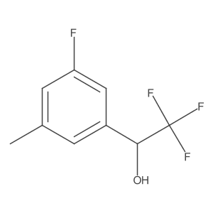 2,2,2-Trifluoro-1-(3-fluoro-5-methylphenyl)ethanol结构式
