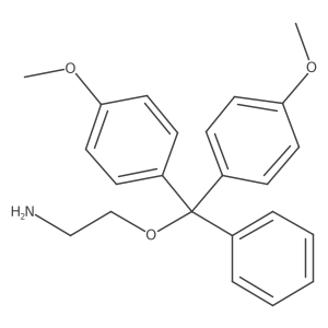 2-[Bis(4-methoxyphenyl)phenylmethoxy]ethanamine结构式