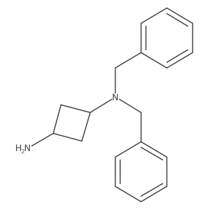 N1,N1-Dibenzylcyclobutane-1,3-diamine结构式