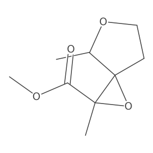Methyl 2,4-dimethyl-1,5-dioxaspiro[2.4]heptane-2-carboxylate Structure