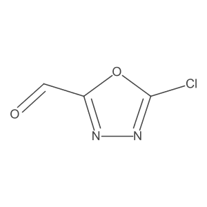 5-Chloro-1,3,4-oxadiazole-2-carbaldehyde结构式
