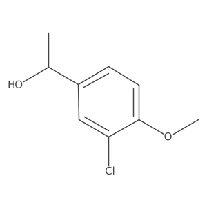 (1R)-1-(3-chloro-4-methoxyphenyl)ethan-1-ol Structure