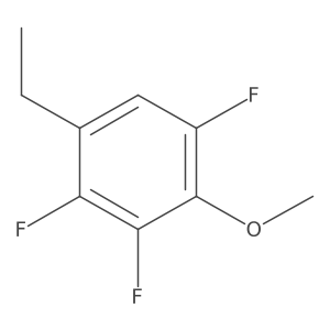 4-Ethyl-2,3,6-trifluoroanisole结构式