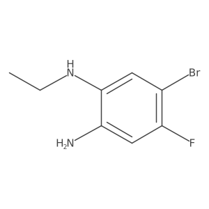 5-Bromo-1-N-ethyl-4-fluorobenzene-1,2-diamine Structure