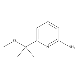 6-(2-Methoxypropan-2-yl)pyridin-2-amine结构式