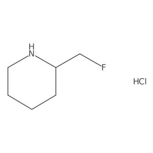 (R)-2-(Fluoromethyl)piperidine hydrochloride结构式