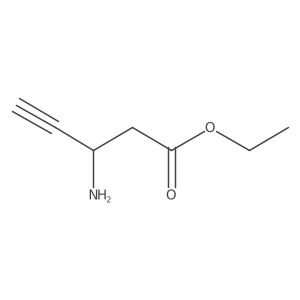 Ethyl 3-aminopent-4-ynoate结构式