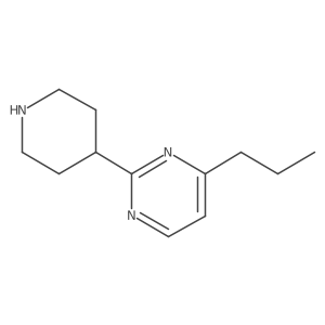 2-(4-Piperidinyl)-4-propylpyrimidine结构式