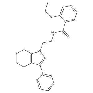 2-ethoxy-N-(2-(3-(pyridin-2-yl)-4,5,6,7-tetrahydro-1H-indazol-1-yl)ethyl)benzamide Structure