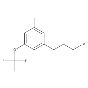 1-(3-Bromopropyl)-3-iodo-5-(trifluoromethoxy)benzene Structure