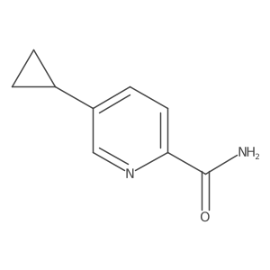 5-Cyclopropylpicolinamide结构式