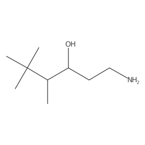 1-Amino-4,5,5-trimethylhexan-3-ol Structure