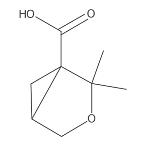 2,2-Dimethyl-3-oxabicyclo[3.1.0]hexane-1-carboxylic acid Structure