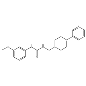 1-(3-Methoxyphenyl)-3-((1-(pyridin-3-yl)piperidin-4-yl)methyl)urea Structure