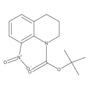 tert-Butyl 8-nitro-3,4-dihydroquinoline-1(2H)-carboxylate Structure