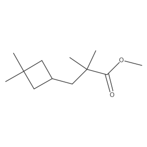 Methyl 3-(3,3-dimethylcyclobutyl)-2,2-dimethylpropanoate Structure