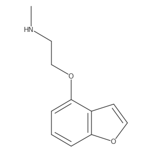 [2-(1-Benzofuran-4-yloxy)ethyl](methyl)amine Structure