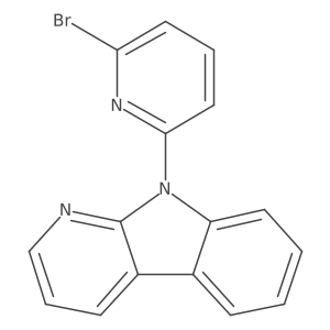 9-(6-Bromo-2-pyridinyl)-9H-pyrido[2,3-b]indole Structure