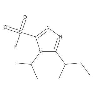 5-(butan-2-yl)-4-(propan-2-yl)-4H-1,2,4-triazole-3-sulfonyl fluoride Structure