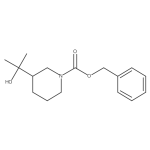 Benzyl 3-(2-hydroxypropan-2-yl)piperidine-1-carboxylate结构式