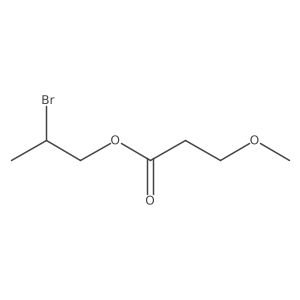 2-Bromopropyl 3-methoxypropanoate结构式