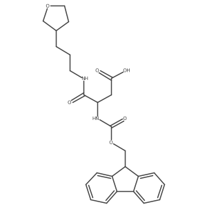 3-({[(9H-fluoren-9-yl)methoxy]carbonyl}amino)-3-{[3-(oxolan-3-yl)propyl]carbamoyl}propanoic acid Structure