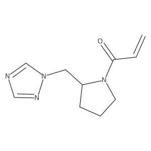 1-[2-(1,2,4-Triazol-1-ylmethyl)pyrrolidin-1-yl]prop-2-en-1-one Structure