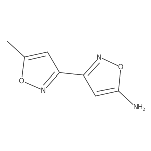 3-(5-Methyl-1,2-oxazol-3-yl)-1,2-oxazol-5-amine结构式