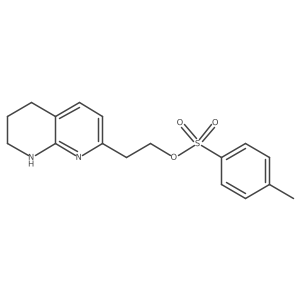 2-(5,6,7,8-Tetrahydro-1,8-naphthyridin-2-yl)ethyl 4-methylbenzenesulfonate Structure