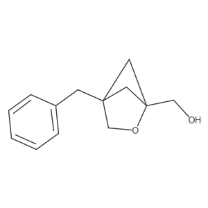 (4-Benzyl-2-oxabicyclo[2.1.1]hexan-1-yl)methanol结构式