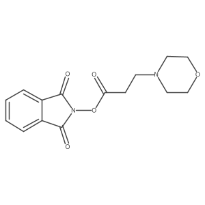 1,3-dioxo-2,3-dihydro-1H-isoindol-2-yl 3-(morpholin-4-yl)propanoate结构式