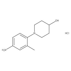 1-(4-AMino-2-methylphenyl)piperidin-4-ol hydrochloride Structure