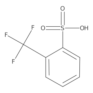 2-(Trifluoromethyl)benzenesulfonic acid Structure