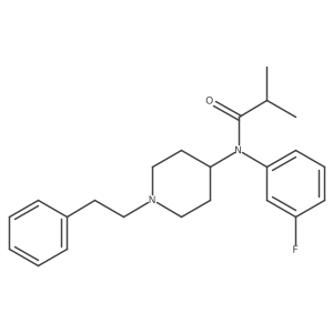 Meta-fluoroisobutyryl fentanyl Structure