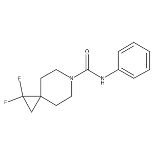 1,1-difluoro-N-phenyl-6-azaspiro[2.5]octane-6-carboxamide Structure